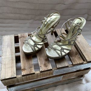 Touch of Nina Gold Heels